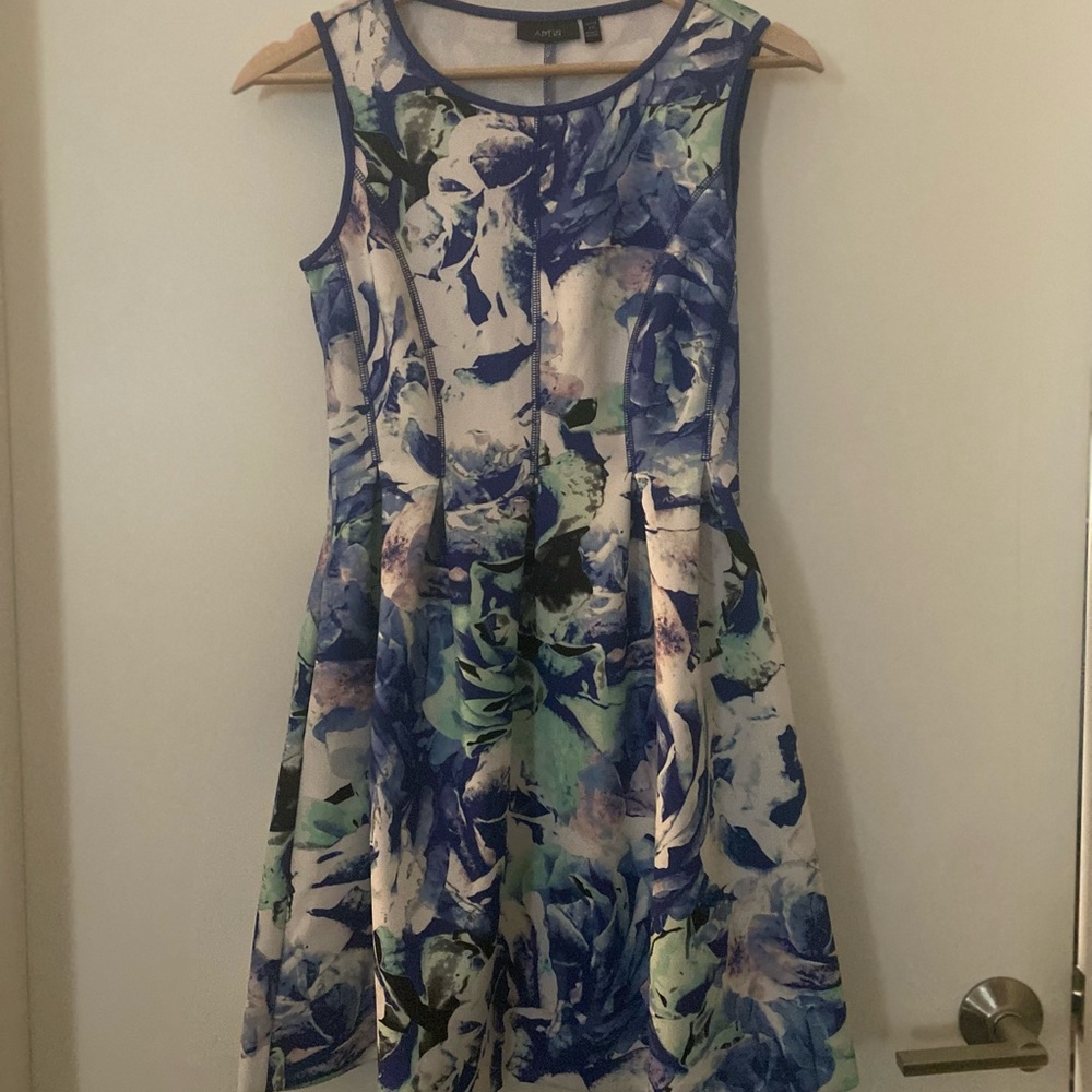 Blue Floral Dress
